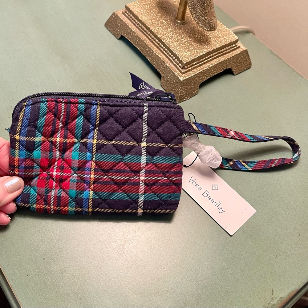 VERA BRADLEY Plaid Quilted Tote Bag BUNDLE with Scotty Dog Design NWT GREAT GIFT - Picture 8 of 11